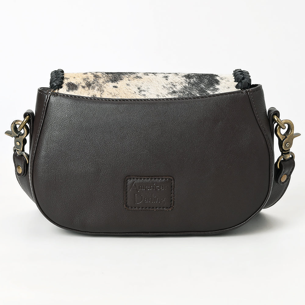 ADBGM464 Genuine Leather Crossbody Bag for Women - Western Style Small Purse - Perfect for Daily Use, Travel & Casual Outings