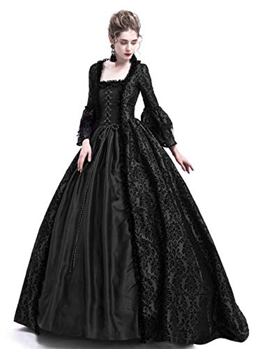 18th Century Women's Rococo Ball Gown - Victorian Masquerade Costume for Theme Parties & Historical Reenactments | CountryWomen Elegant Dress