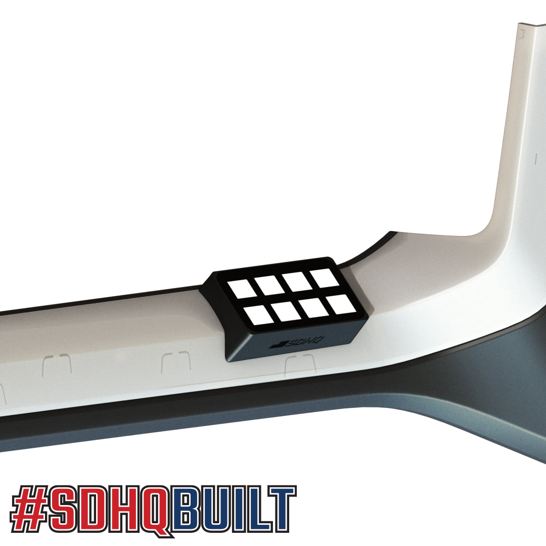 2021-2024 Ford F-150 SDHQ Built Switch Pros SP 9100 Flow-Through Center Console Keypad Mount (Right Hand Side) - Perfect for Off-Roading & Custom Truck Accessories