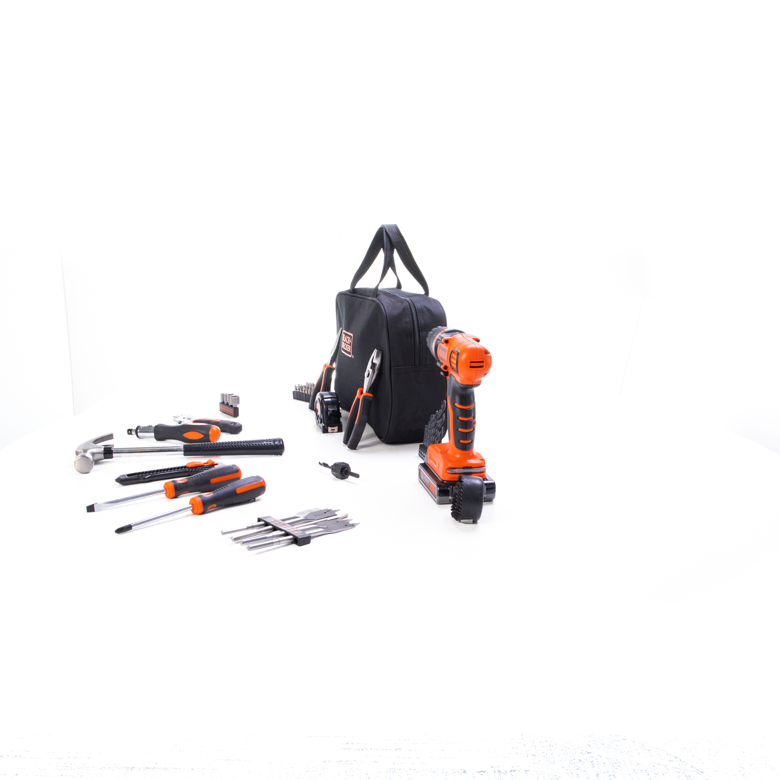 20V MAX Lithium Ion Cordless Drill Driver with 68-Piece Accessory Kit - Power Tool Set for DIY Home Improvement, Woodworking & Construction Projects