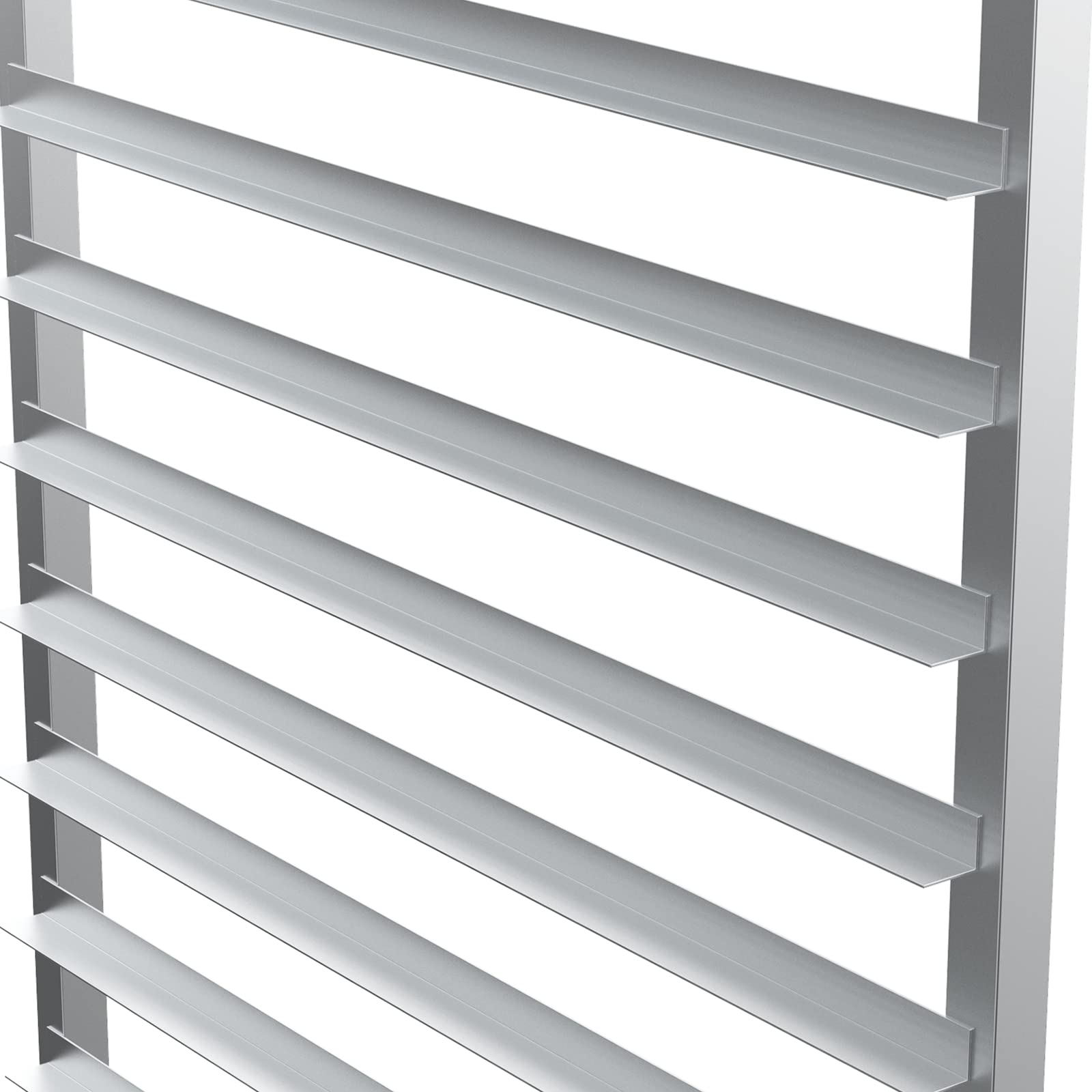 VINGLI Upgraded 20-Tier Full/Half Sheet Pan Rack - Heavy Duty Aluminum Bakery Speed Rack with Lockable Wheels for Commercial Kitchen, Restaurant, Bakery, Dessert Shop - Perfect for Food Storage, Baking & Pastry Display (68.5”H)