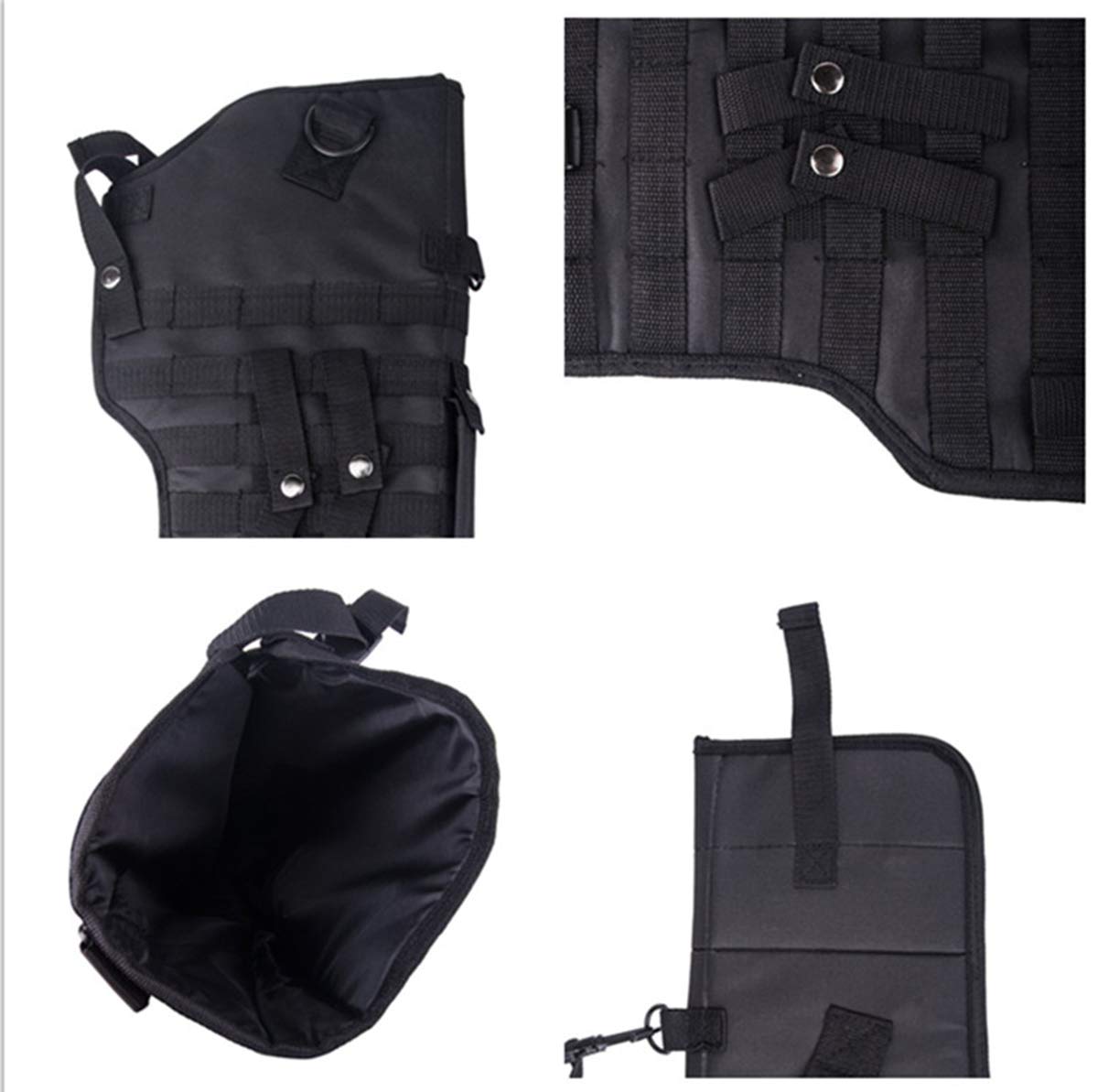 UNISTRENGH Tactical Shotgun Scabbard Bag - MOLLE Compatible Rifle Sling & Shotgun Case - Durable Gun Storage Pouch & Protective Shoulder Bag for Hunting, Camping & Outdoor Adventures