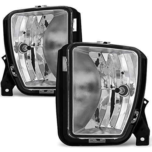 AKKON Clear Bumper Fog Lights with Bulbs for 2013-2018 Dodge Ram 1500 Pickup Truck - Upgrade Your Night Driving Visibility & Style