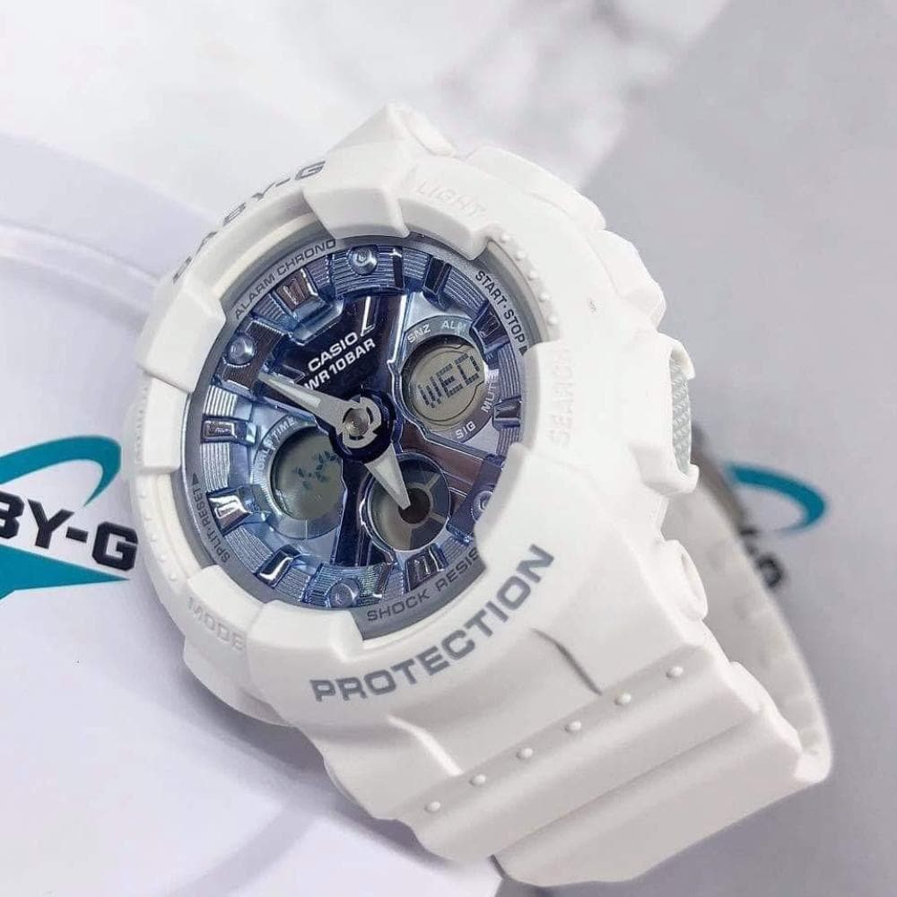 CASIO BABY-G BA-130-7A2DR Digital Sport Watch for Women - Shock Resistant, Water Resistant, LED Light - Perfect for Running, Swimming & Outdoor Activities