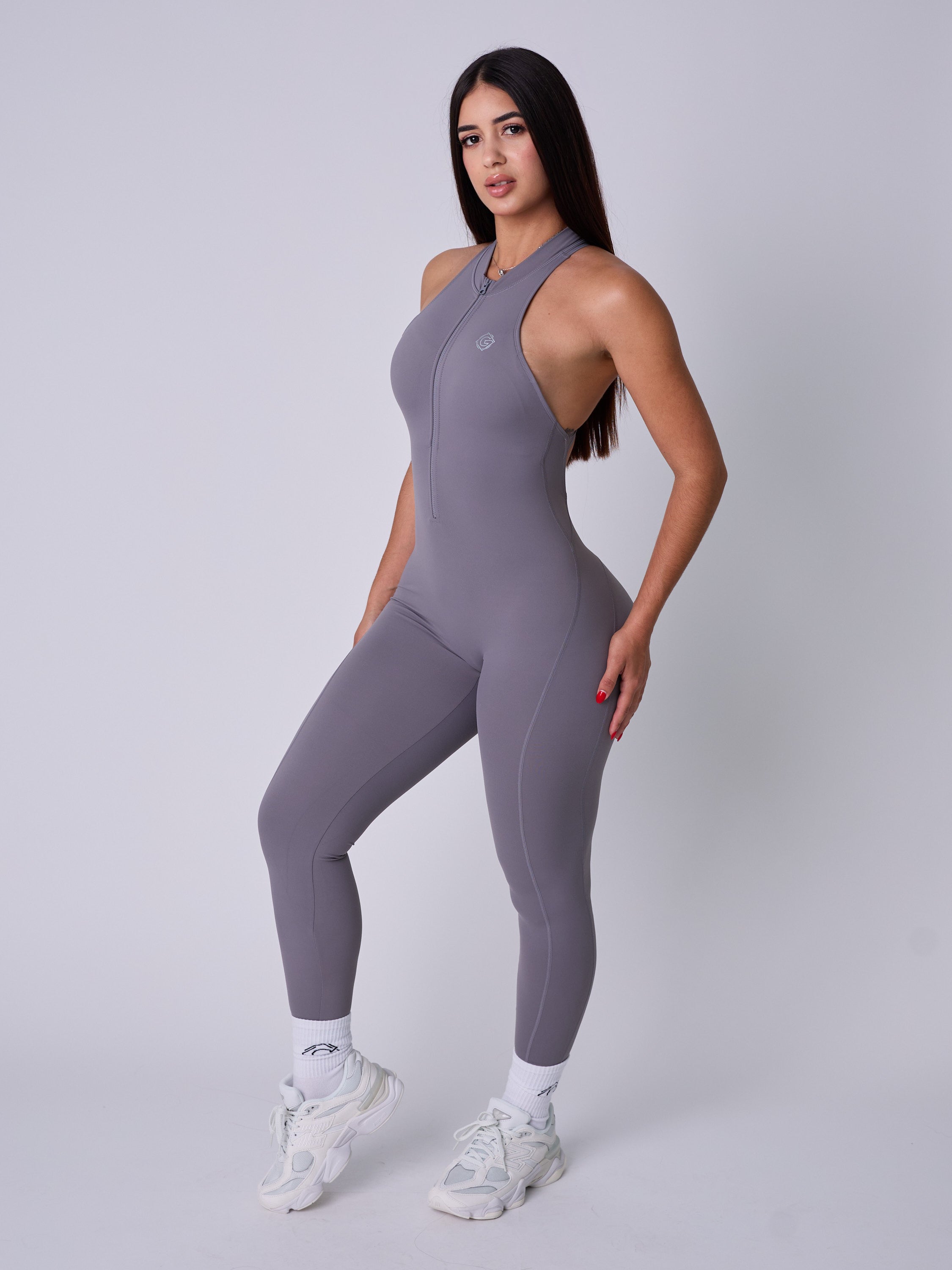 Women's Black Track Jumpsuit - Comfortable & Stylish One-Piece Outfit for Running, Workouts & Casual Wear | Perfect for Gym, Yoga & Everyday Fashion