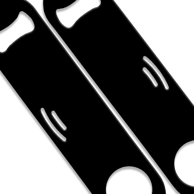 Black StrainBlade® Multi-Tool Bottle Opener - Durable & Compact for Camping, Hiking, and Everyday Use