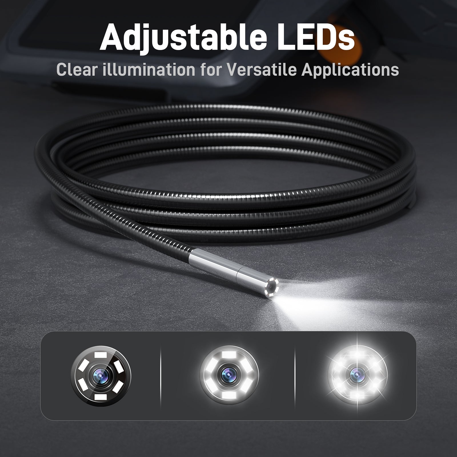 NTS600 6-Inch HD Screen Endoscope Inspection Camera - Perfect for Plumbing, HVAC, Automotive & Home Repairs