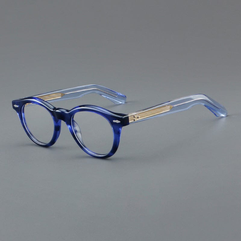 Vintage Acetate Eyeglass Frames - Classic Retro Style for Men & Women - Lightweight & Durable - Perfect for Reading, Fashion, and Everyday Wear
