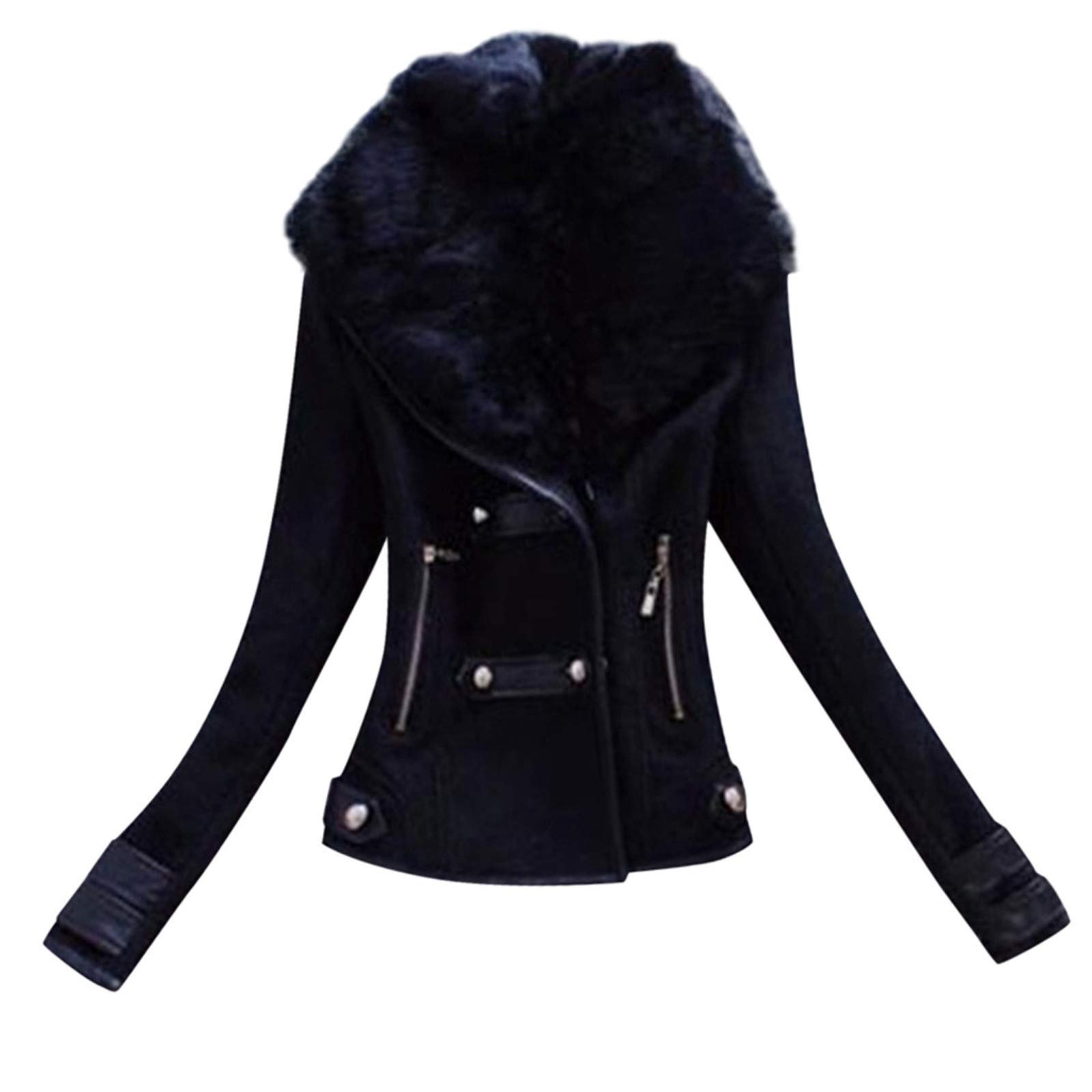 Women's Double Breasted Winter Coat - Waterproof Office Raincoat for Work & Casual Wear | Reusable Outerwear for Rainy Days & Commuting