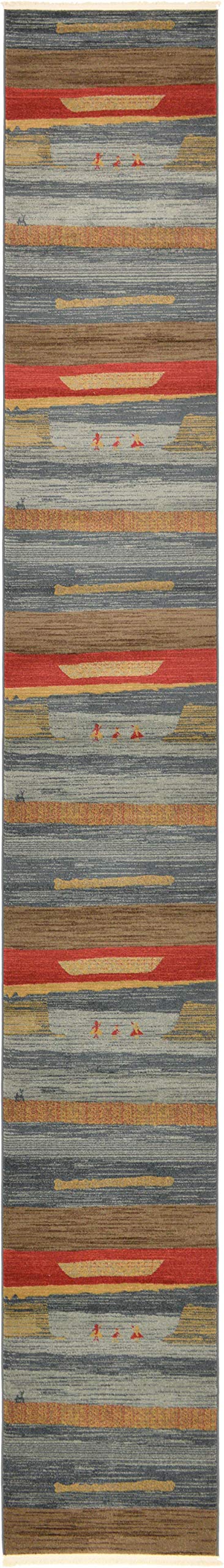 Unique Loom Fars Collection Modern Classic Tribal Area Rug - 2'7