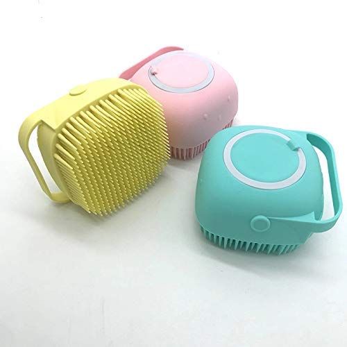 Premium Silicone Bath Brush with Shampoo Dispenser - Soft Body Scrubber for Deep Cleaning & Gentle Exfoliation - Shower Massager for Men, Women & Kids - Perfect for Sensitive Skin & Spa-Like Experience at Home