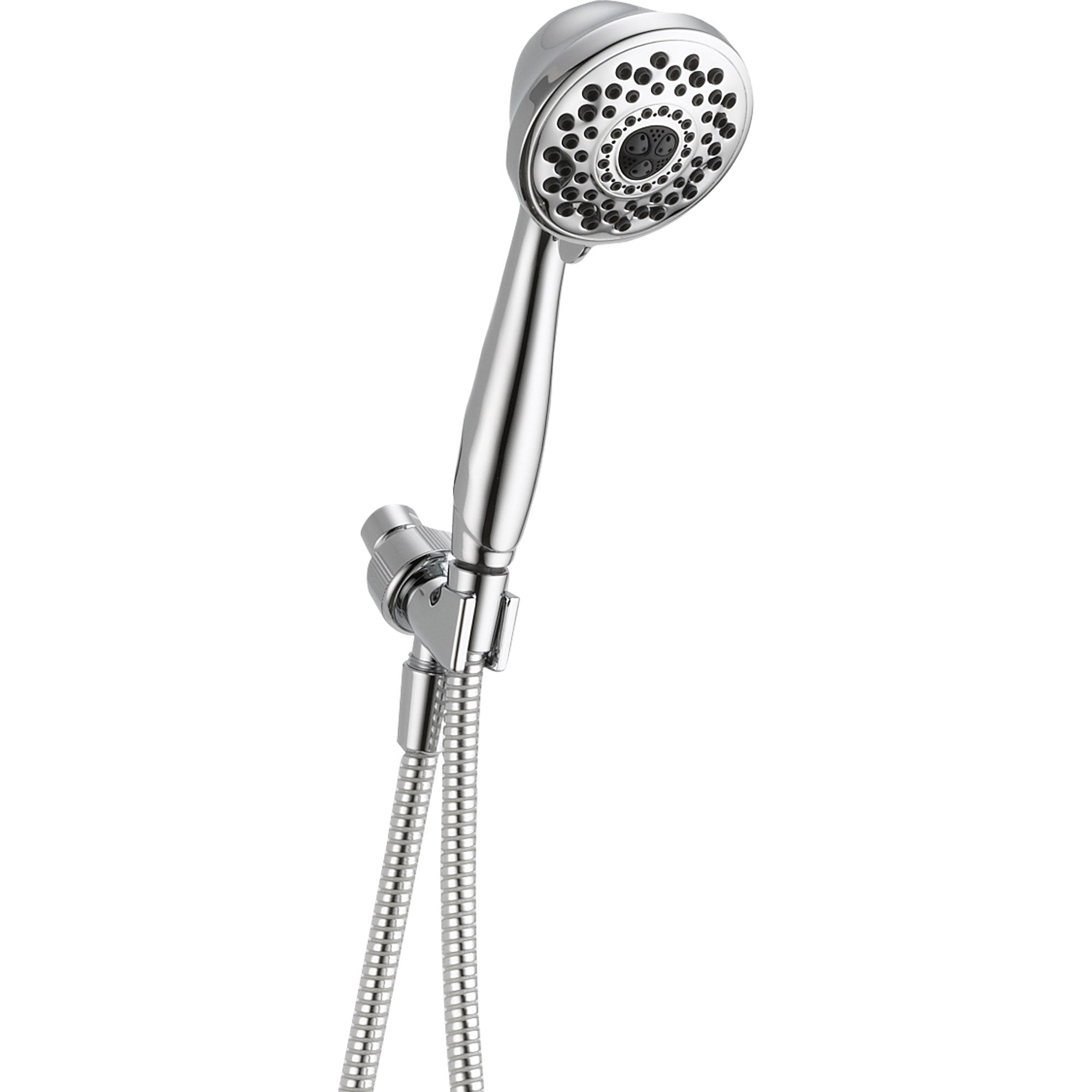Delta 7 Spray Chrome Finish Adjustable Shower Arm with Handheld Showerhead - 561231 - Perfect for Bathroom Renovation & Spa-Like Shower Experience