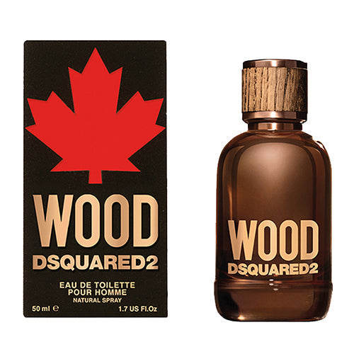 Dsquared2 Wood Pour Homme 50ml Eau de Toilette for Men - Fresh Woody Fragrance for Day & Night Wear, Office & Date Nights