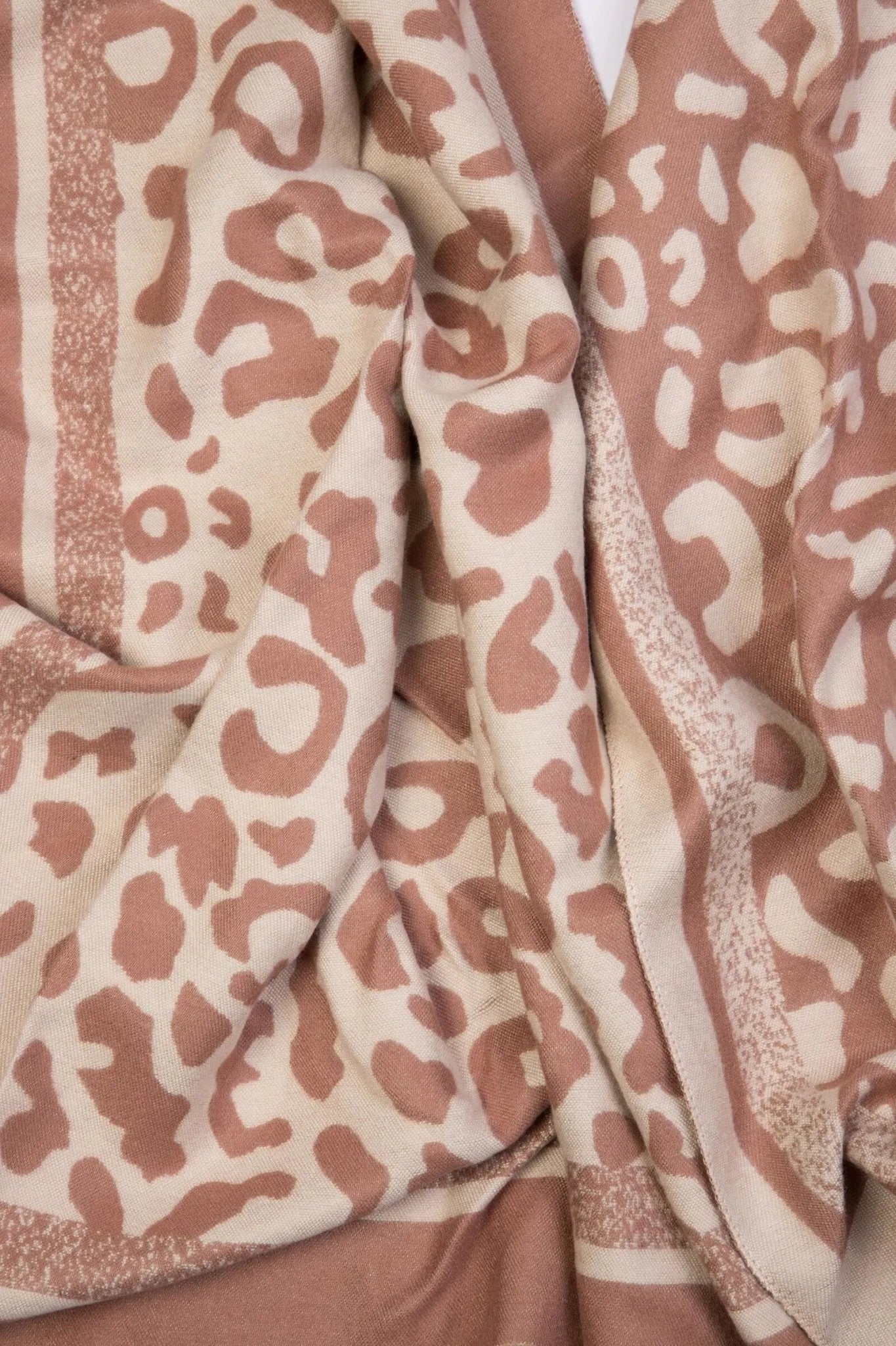 Two Tone Leopard Print Reversible Scarf - Soft Winter Fashion Accessory for Women - Perfect for Cold Weather, Outfits & Gift Giving