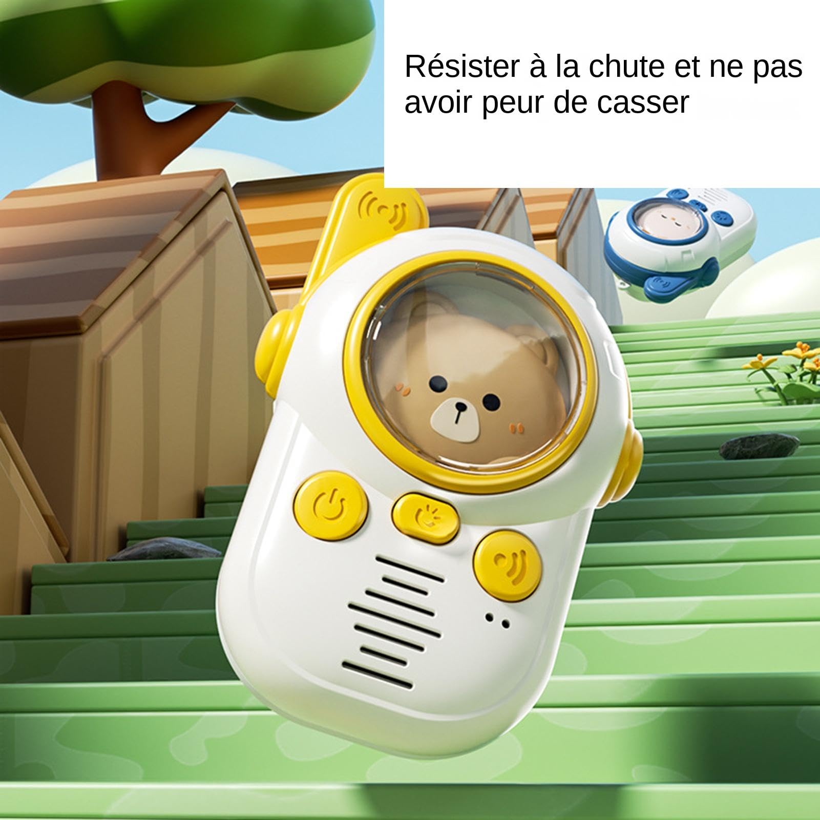 Portable Toy Radio for Kids - Long Range Indoor & Outdoor Camping Communication Device with Clear Sound - Perfect for Camping, Hiking, and Outdoor Adventures