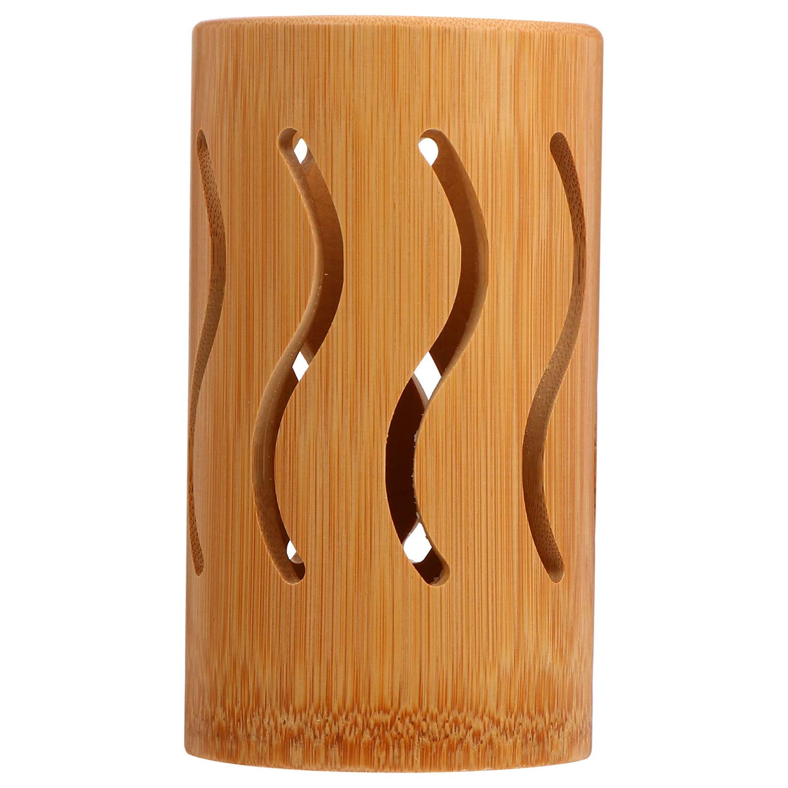Bamboo Utensil Holder - Wooden Kitchen Organizer for Spoons, Forks & Knives - Eco-Friendly Flatware Storage Caddy - Perfect for Countertop, Drawer or Dining Table Organization