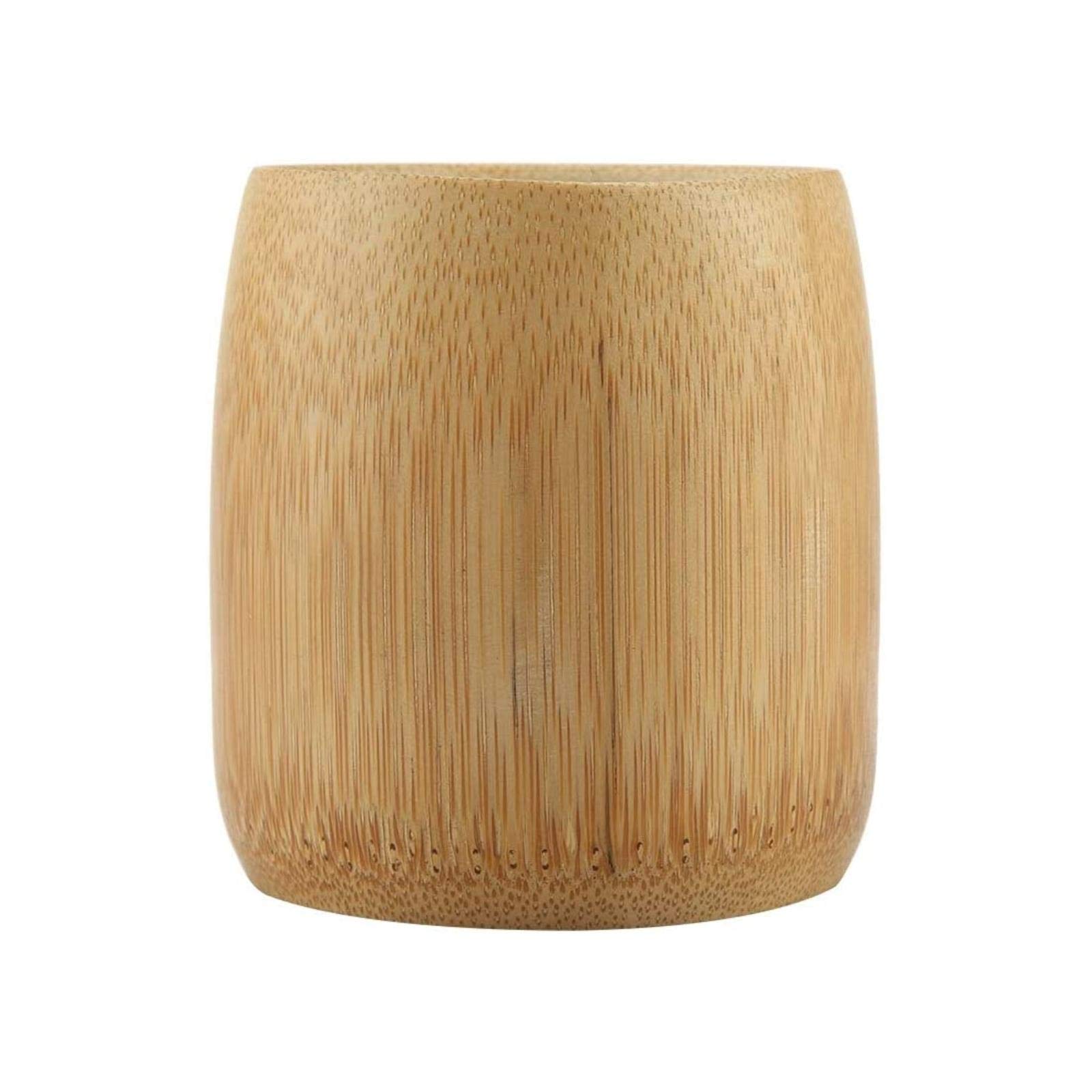 Natural Pure Bamboo Tea Cup - Handmade Eco-Friendly Drinking Cup for Tea, Coffee & Water | BPA-Free, Chemical-Free, No Paint | Perfect for Home, Office, Camping & Gifts