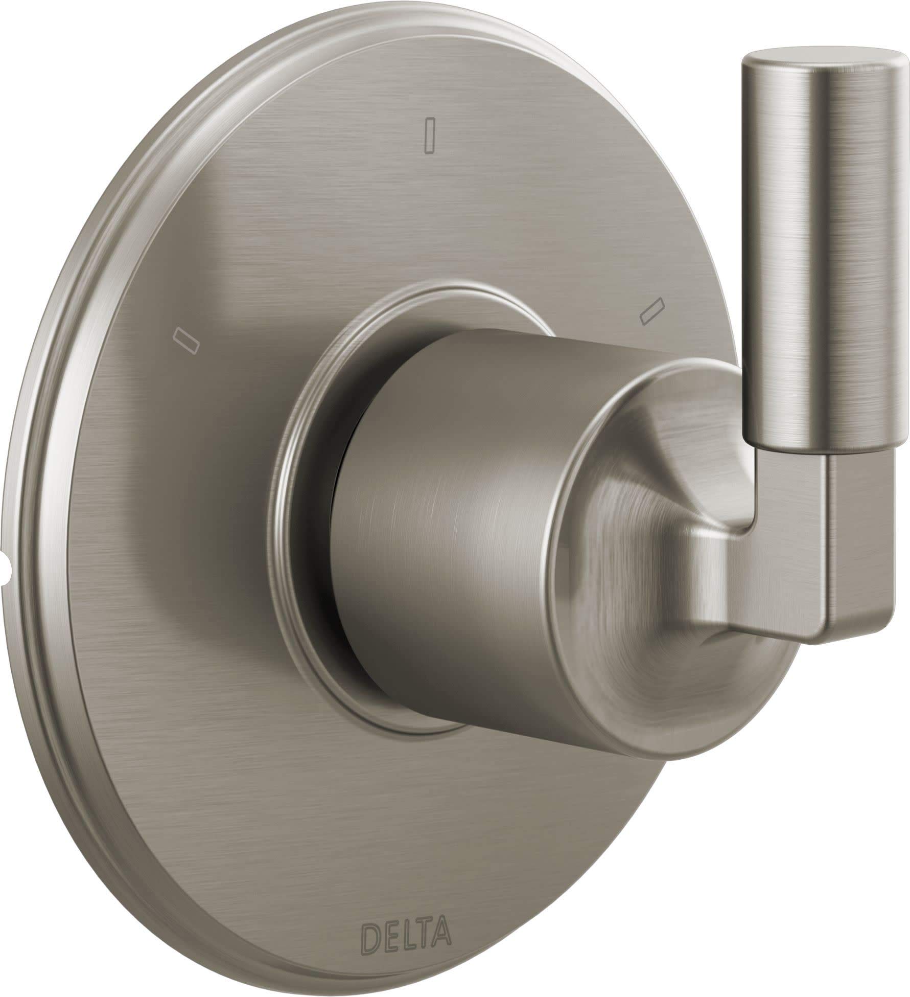Delta T11848-SS Shower Diverter Trim Kit - Stainless Steel Bathroom Faucet Accessory for Modern Showers and Bathtubs