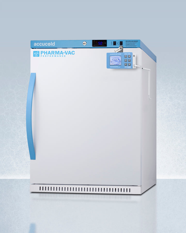 Accucold 6 Cubic Feet Vaccine Refrigerator - ADA Compliant Height, Medical Grade Cooling, ARS62PVBIADADL2B - Perfect for Clinics, Pharmacies & Vaccine Storage Facilities