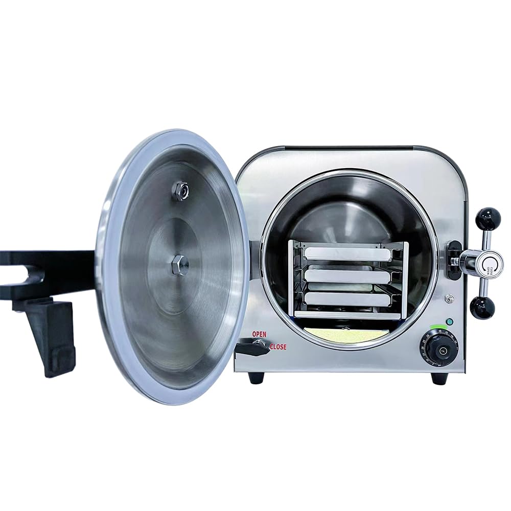 14L 900W Autoclave Steam Sterilizer for Dental Lab & Medical Equipment - Professional Medical Sterilization Device for Clinics, Hospitals & Laboratories