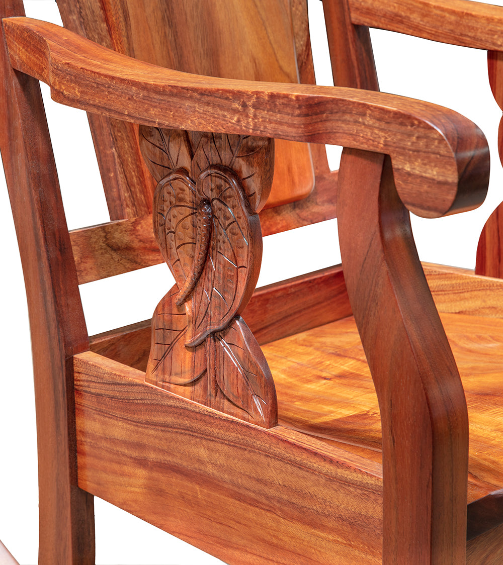 Premium Solid Wood Rocking Chair - Comfortable Handcrafted Rocker for Nursery, Porch & Living Room - Perfect for Relaxing, Nursing & Reading