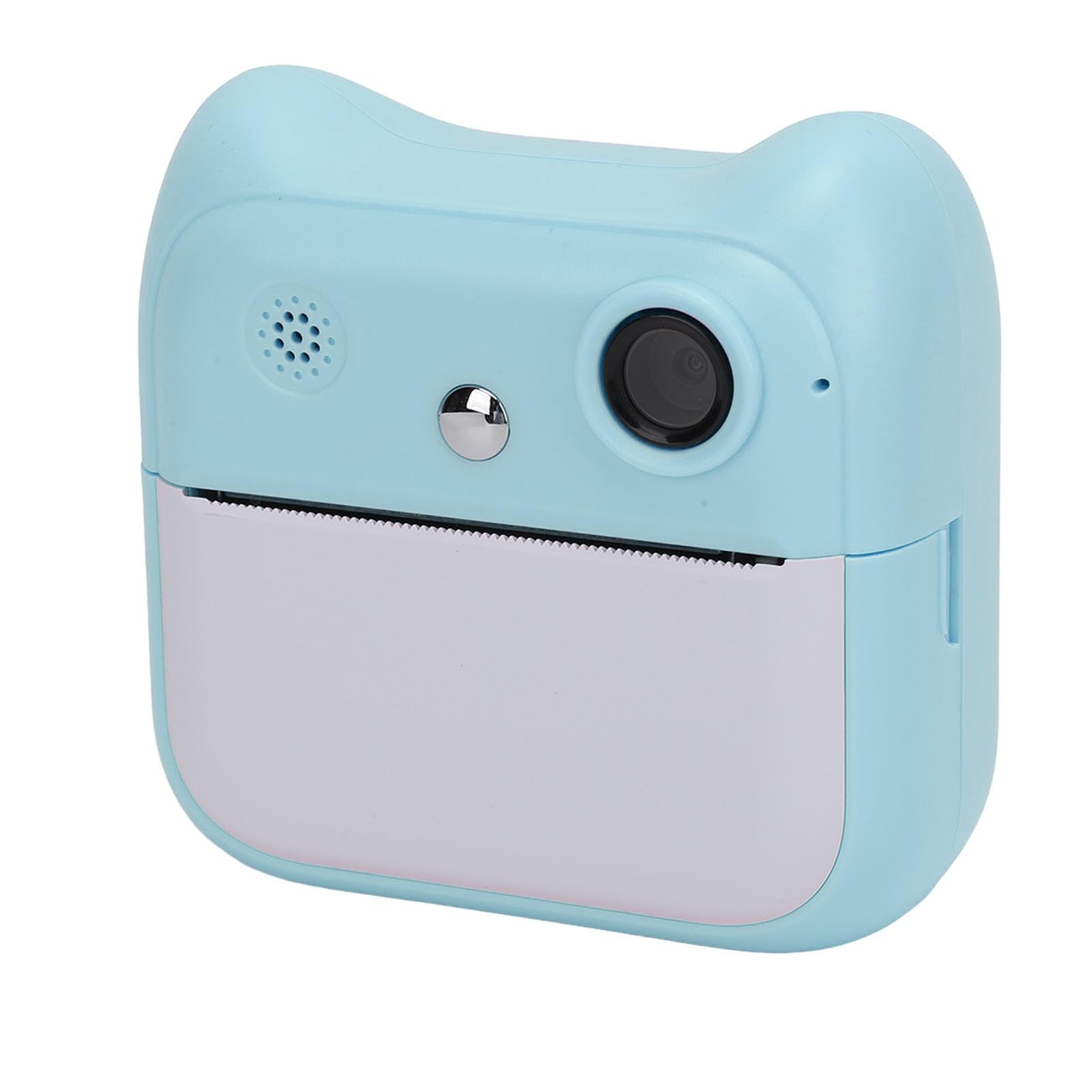 48MP Instant Digital Camera for Students - Portable Polaroid Style Camera with High Resolution, Easy to Use (Blue) | Perfect for School Projects, Travel & Everyday Photography