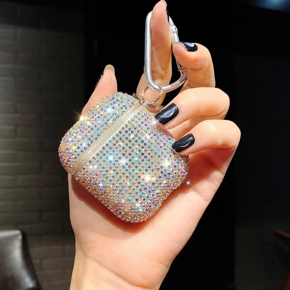Diamond Airpod Case Silver - Stylish Protection for Daily Use