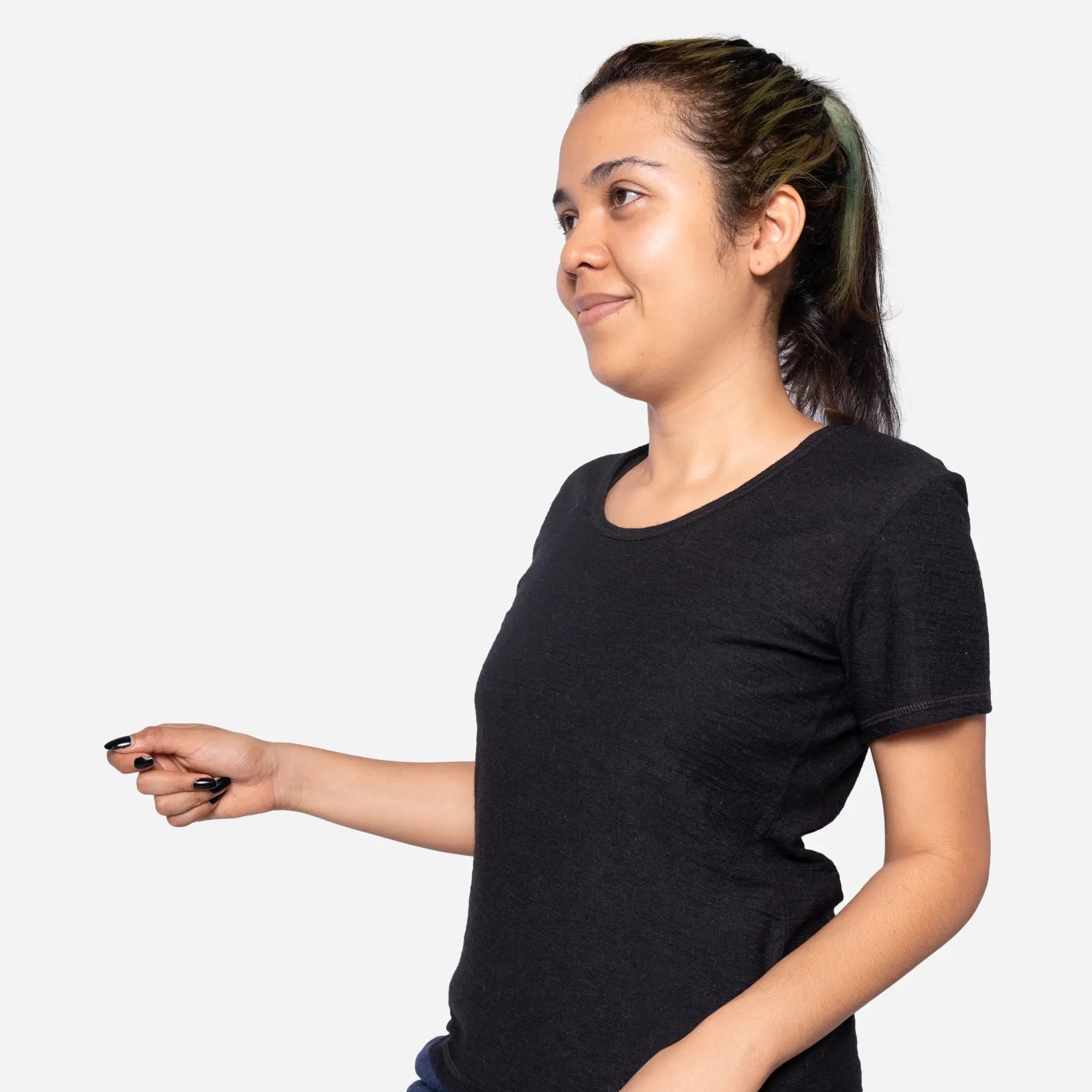 Women's Alpaca Wool Hiking T-Shirt - 160 Ultralight & Relaxed Fit for Outdoor Adventures & Travel