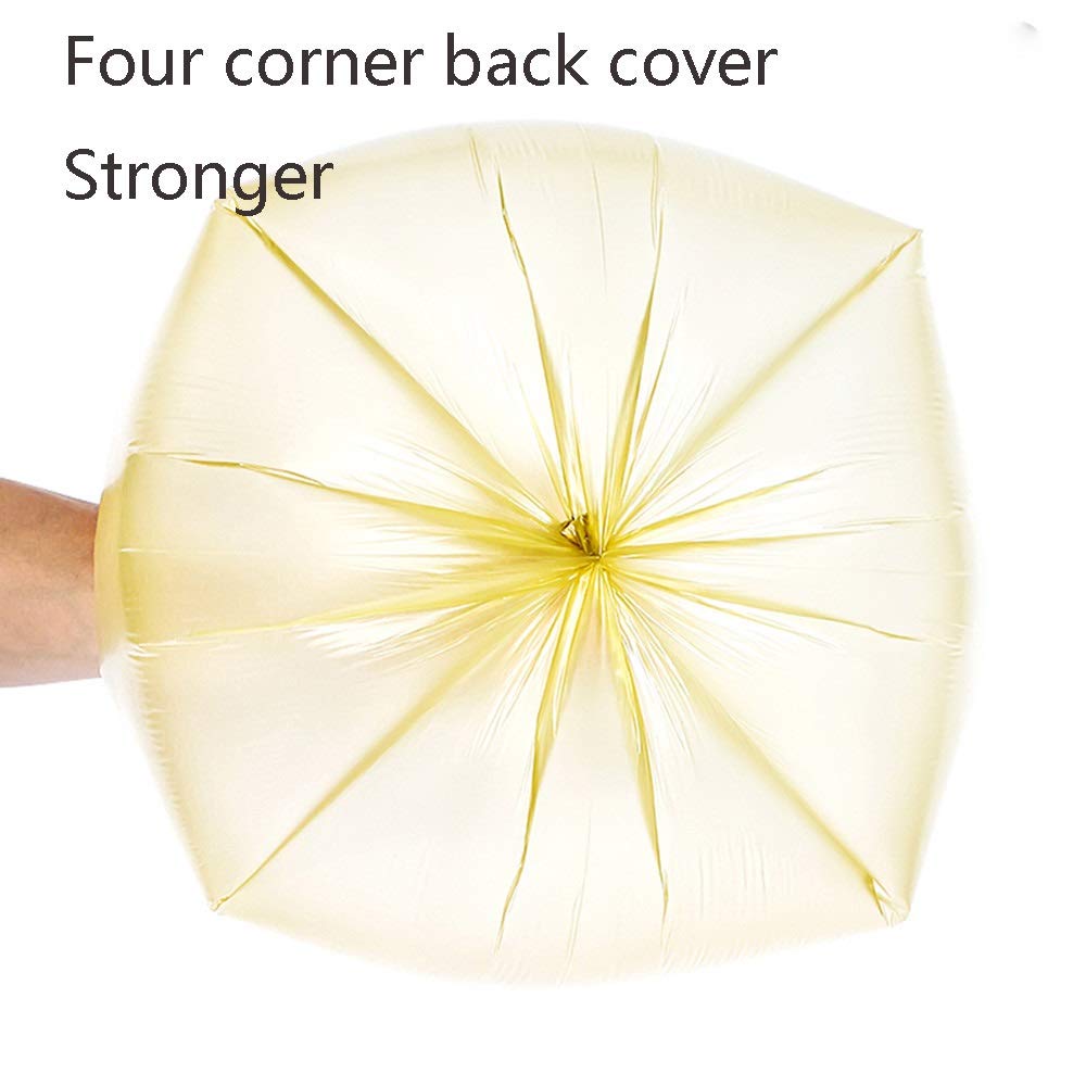 Premium Trash Bags - Heavy Duty Disposable Garbage Bags for Kitchen, Dorm & Office | 5 Rolls Gold Vest-Style Can Liners | Leakproof & Odor Control for Waste Bins, Trash Cans & Recycling Stations