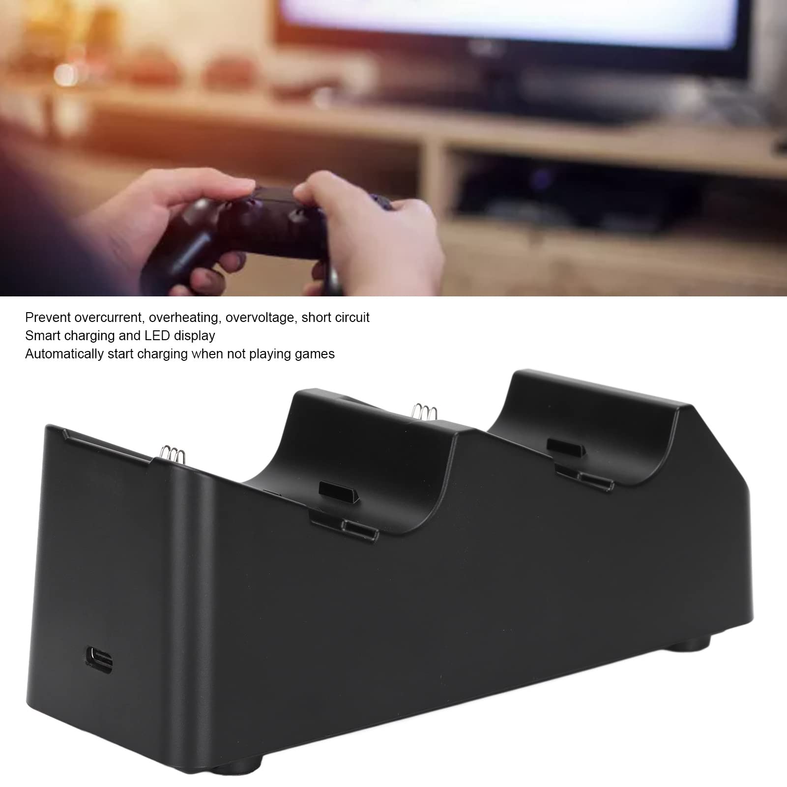 Xbox Controller Charger Station with 2 Rechargeable Battery Packs - Dual Charging Dock for Xbox Series X|S & Xbox One Controllers - Fast Charging Gaming Accessory for Home & Tournament Use
