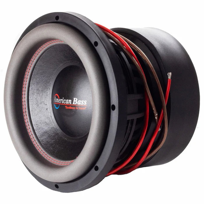 American Bass HD 10 Subwoofer - 2000 Watts RMS Power - Premium Car Audio Bass for Trucks & SUVs - Perfect for Road Trips & Music Enthusiasts