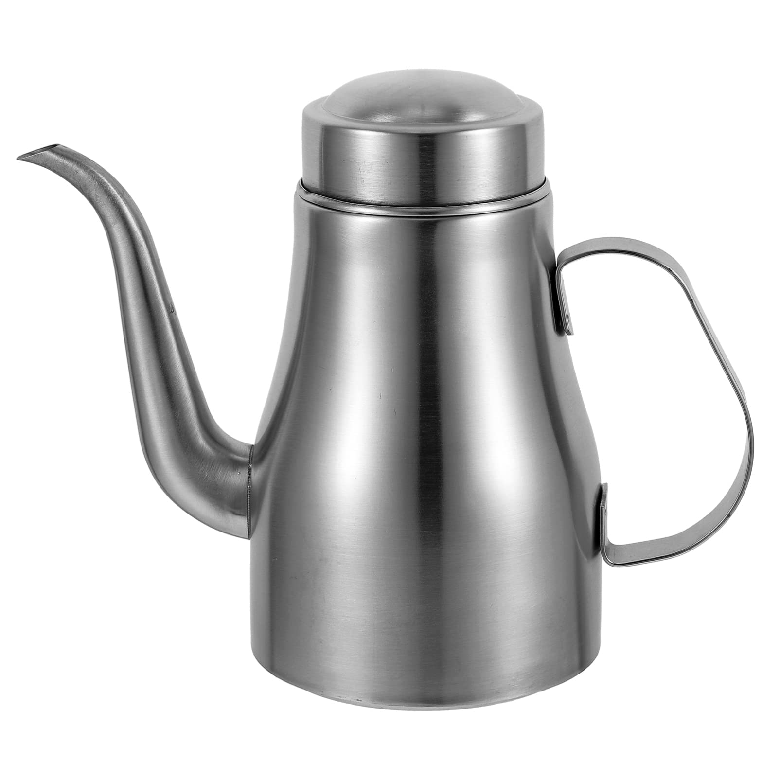 CALLARON Stainless Steel Oil Dispenser Bottle - Kitchen Seasoning Container for Olive, Vegetable & Cooking Oil - Durable & Portable Metal Oil Bottle for Home, Restaurant & Outdoor Cooking