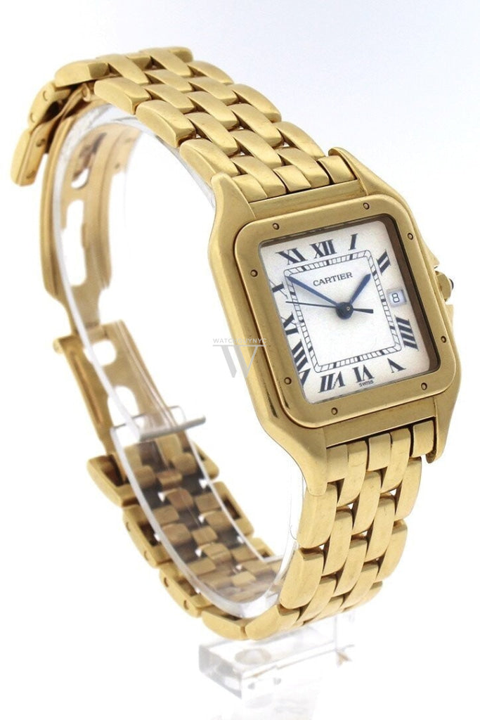 Cartier Panthère de Cartier 18K Yellow Gold Diamond Watch W25014B9 - Luxury Women's Date XL Timepiece for Special Occasions & Gifting