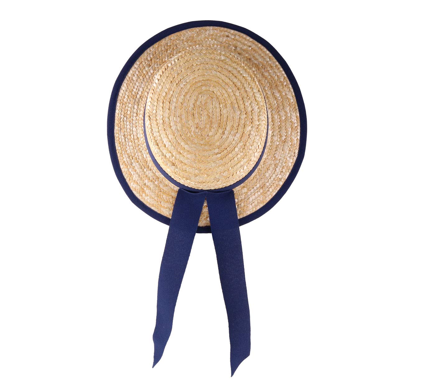 Stylish Gondolier Boater Hat - Classic Straw Hat for Men & Women - Perfect for Summer Outings, Venetian Costumes, and Themed Parties