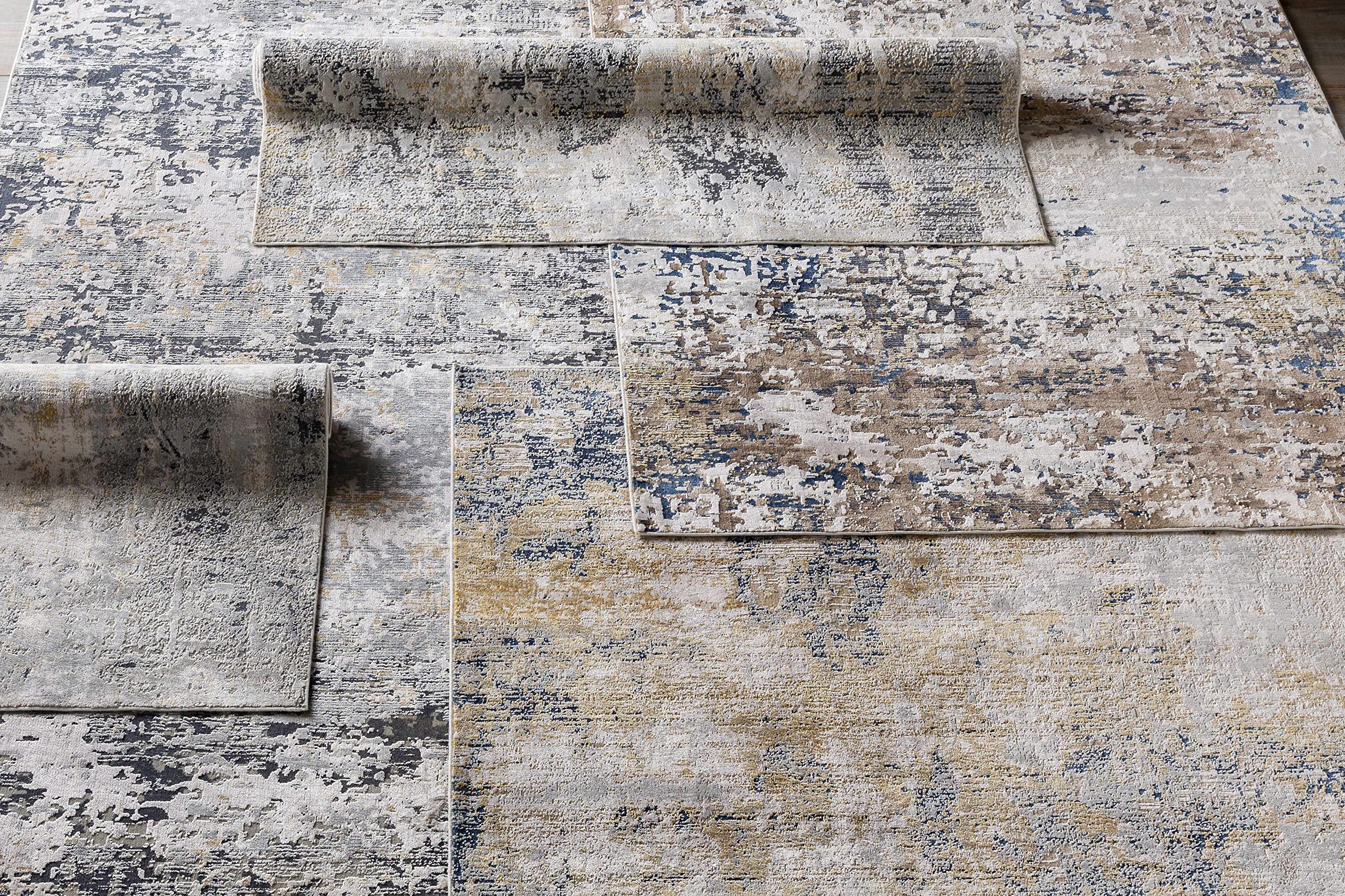 Hauteloom Hayle Modern Gray Area Rug 6'9