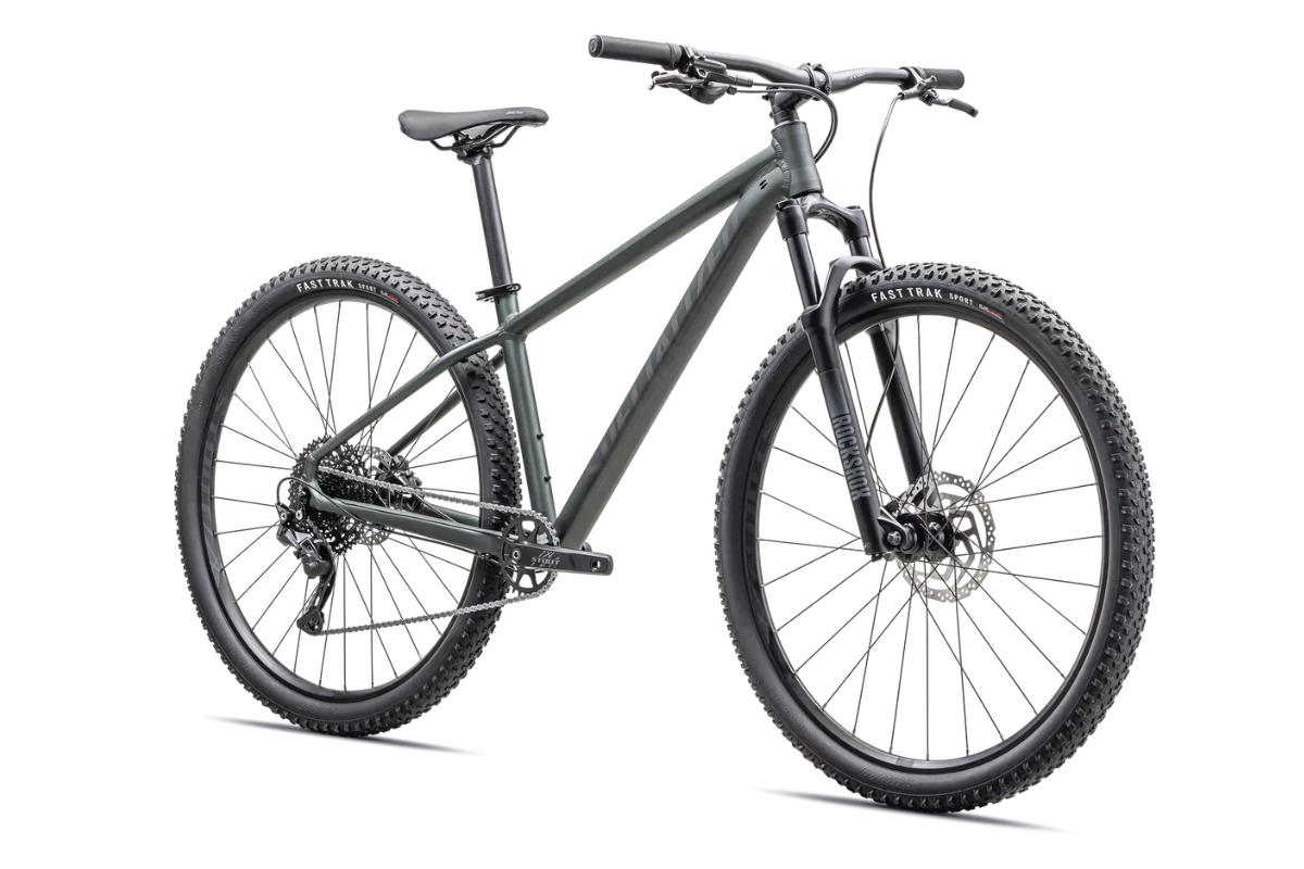 2024 Rockhopper Comp Mountain Bike - Lightweight Aluminum Frame, Hydraulic Disc Brakes, Trail & Commuting Bicycle for Men & Women - Perfect for Off-Road Adventures & Daily Rides