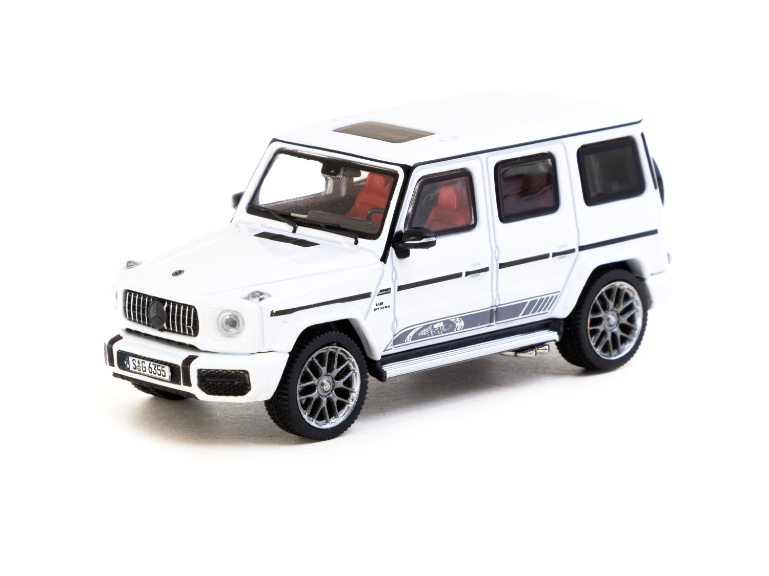 Tarmac Works 1/64 Scale Mercedes AMG G 63 Edition 55 Diecast Model Car - Collectible Miniature Vehicle for Display & Racing Scenes