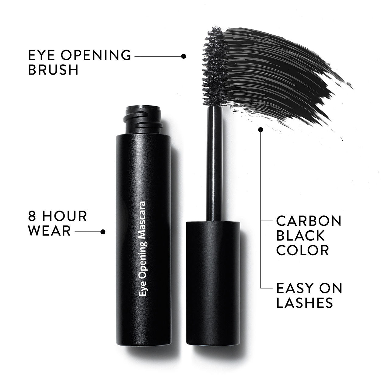 Best Lengthening & Volumizing Eye Opening Mascara - Waterproof & Smudge-Proof for Dramatic Lashes | Perfect for Daytime, Night Out & Special Occasions