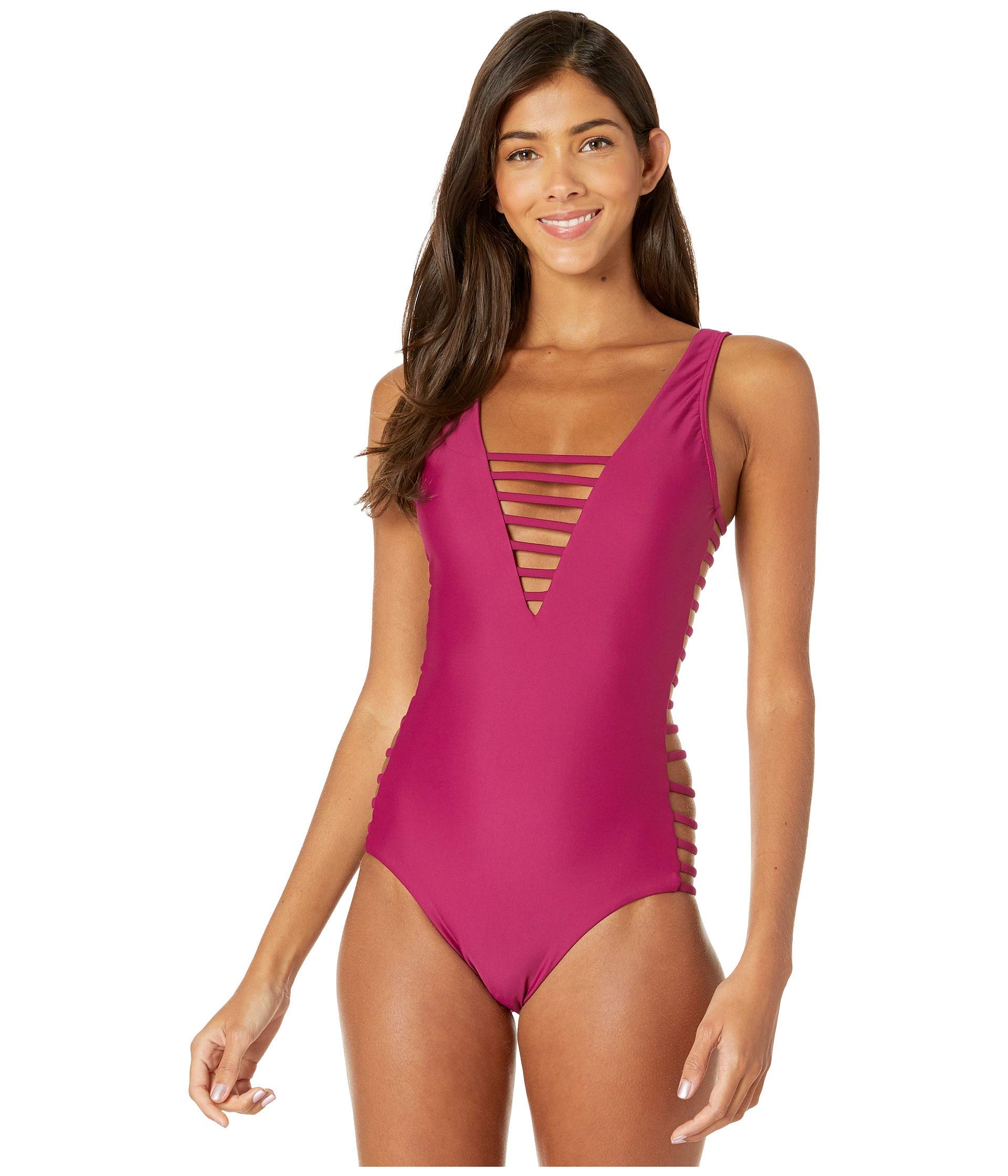 Volcom GMJ X One-Piece Swimsuit - Paradise Purple Color - Size XS - Perfect for Beach Vacations, Pool Parties & Summer Getaways