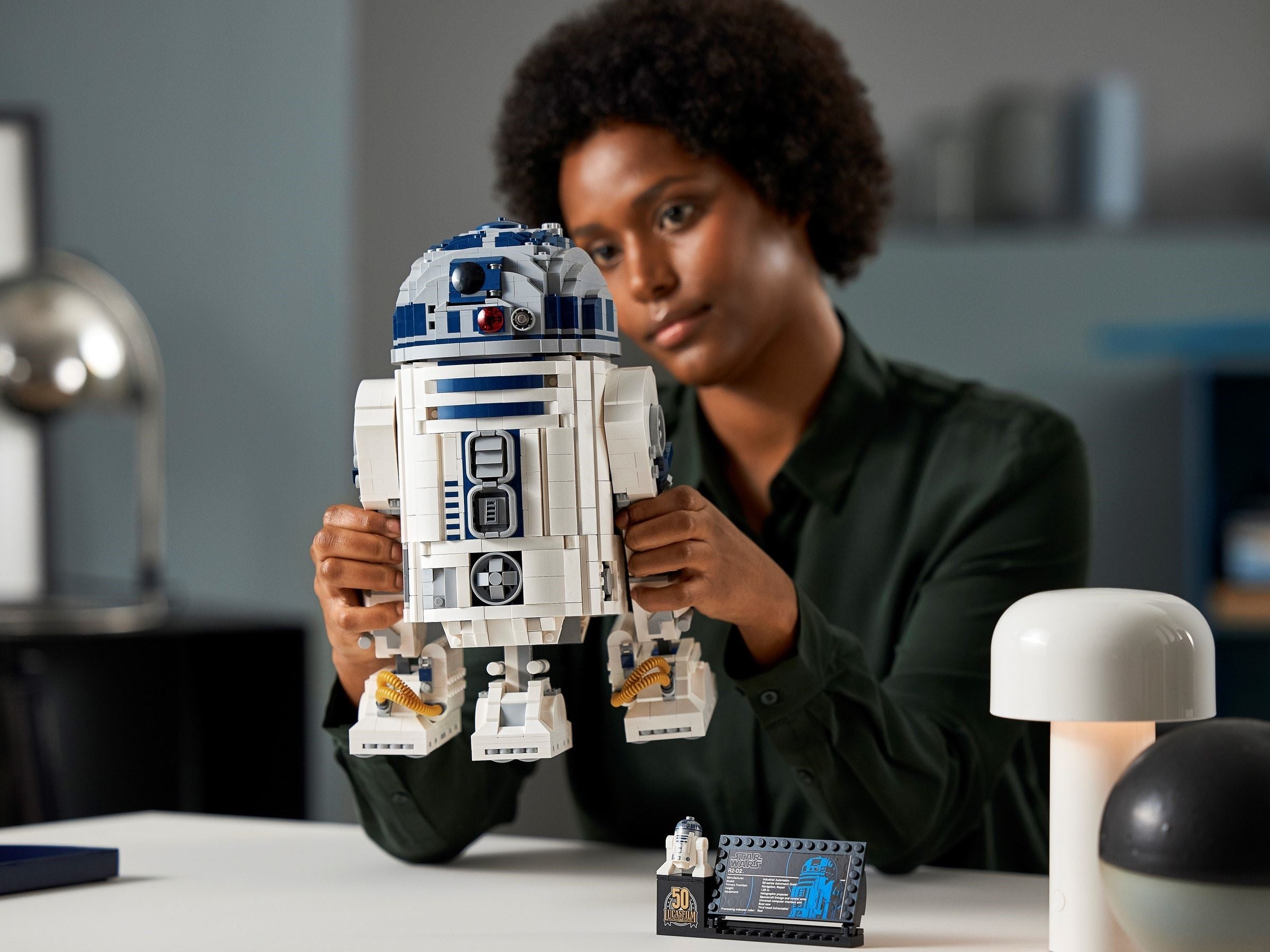 LEGO Star Wars 75308 R2-D2 Building Set - Collectible Droid Model Kit for Adults & Kids - Perfect for Display, Gifts & Star Wars Fans