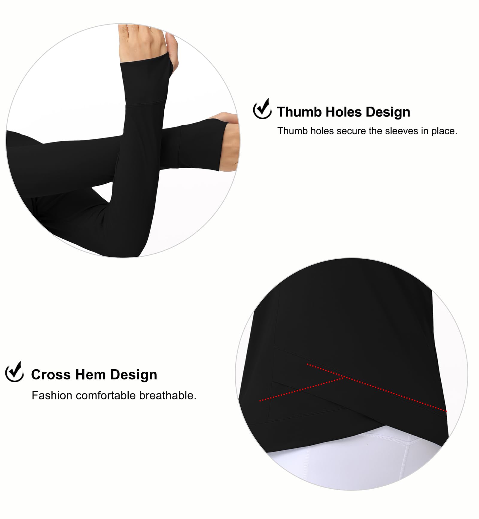 Women's Long Sleeve Compression Workout Shirts - Moisture Wicking Athletic Yoga Tops with Thumb Holes for Running, Gym & Outdoor Activities