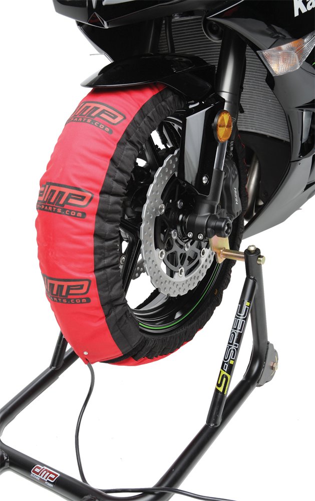 SHOGUN DMP B2 IND DMP Tire Warmer Pair 210-1010 - Premium Motorcycle Tire Warmers for Racing & Track Days - Perfect for MotoGP, Superbike & Performance Riding