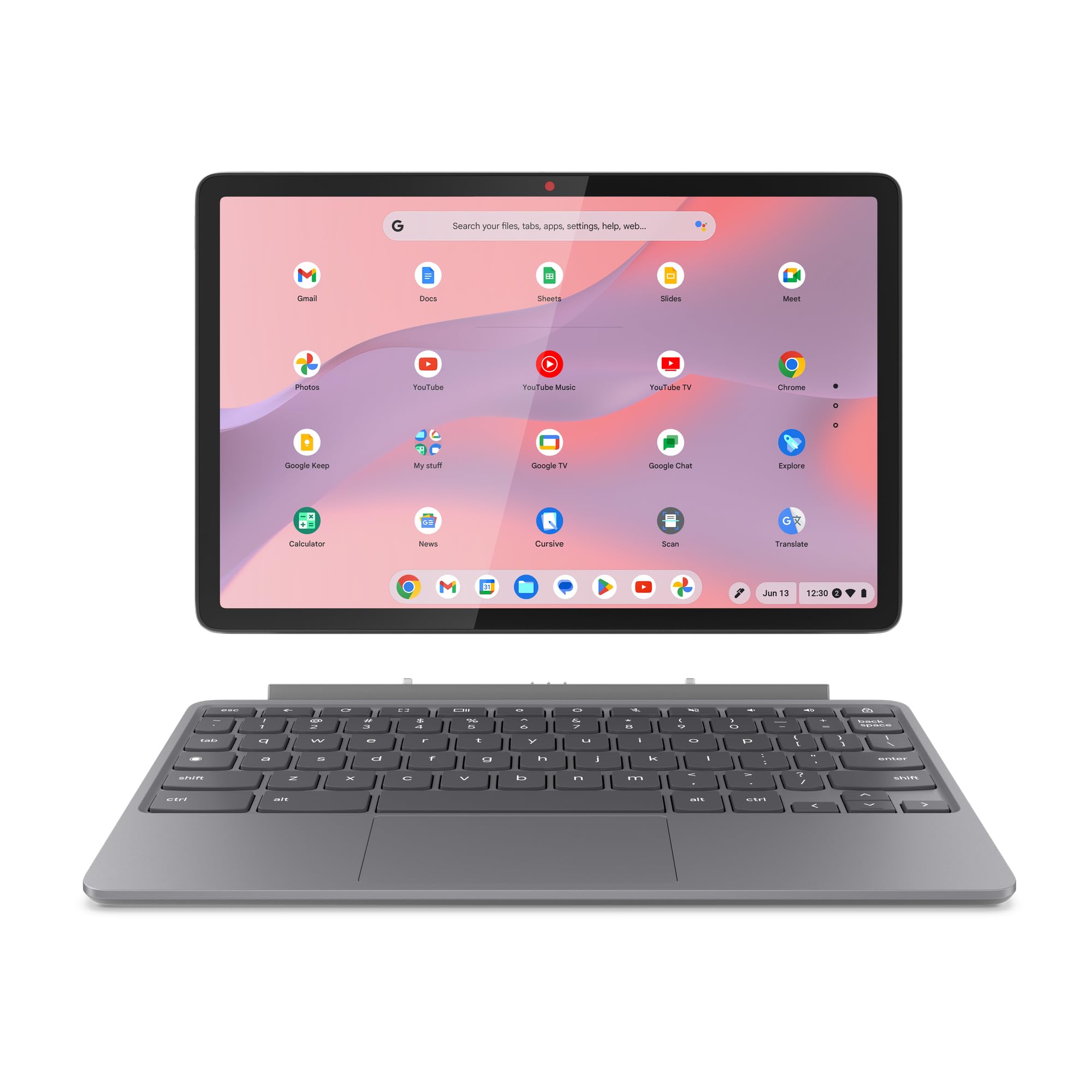 Lenovo IdeaPad Chromebook Duet - 11 Inch FHD+ Touchscreen 2-in-1 Laptop with MediaTek Kompanio 838 Processor, 8GB RAM, 128GB Storage, Chrome OS | Includes USI Pen 2 & Detachable Keyboard | Perfect for Students, Remote Work & Travel