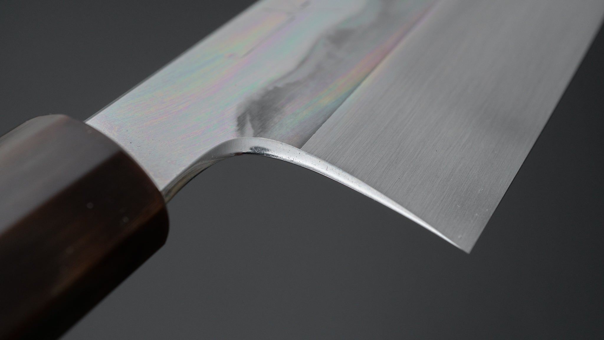 Hitohira Togashi White #1 Notaremon Mizu Honyaki Kiritsuke Gyuto 240mm Japanese Chef Knife with Taihei Ebony Handle (#068/Saya Included) - Premium Sushi & Meat Cutting Tool for Professional Chefs & Home Cooks
