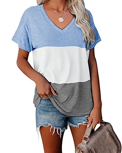 Block Blue White Grey