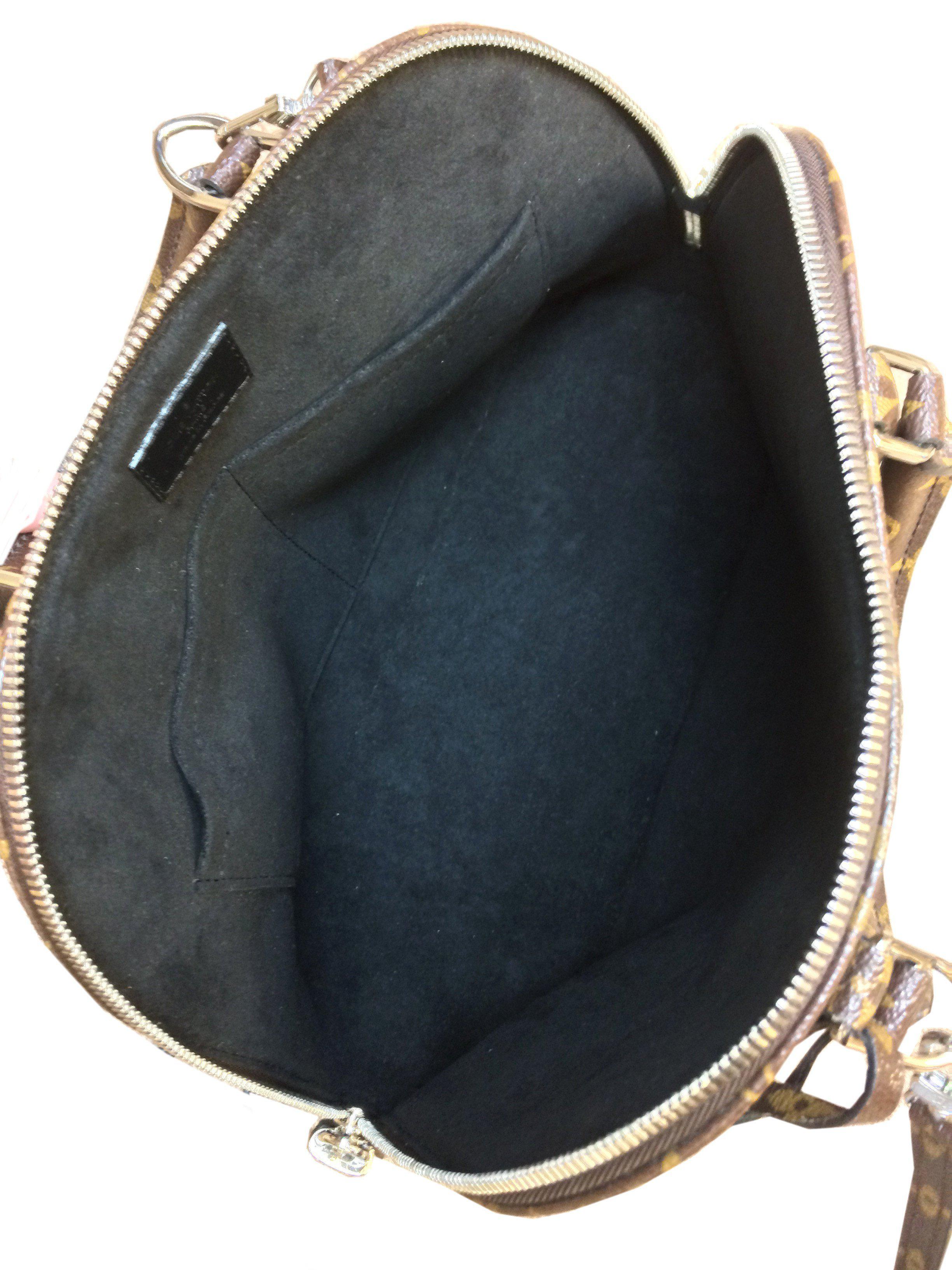 Authentic Louis Vuitton Limited Edition Shiny Monogram Canvas Alma PM Handbag - Luxury Designer Shoulder Bag for Women, Perfect for Parties, Date Nights & Special Occasions