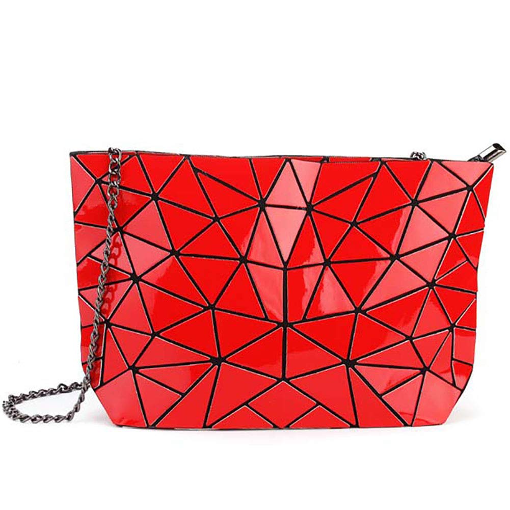 Geometric Luminous Crossbody Purse for Women - Night Out & Party
