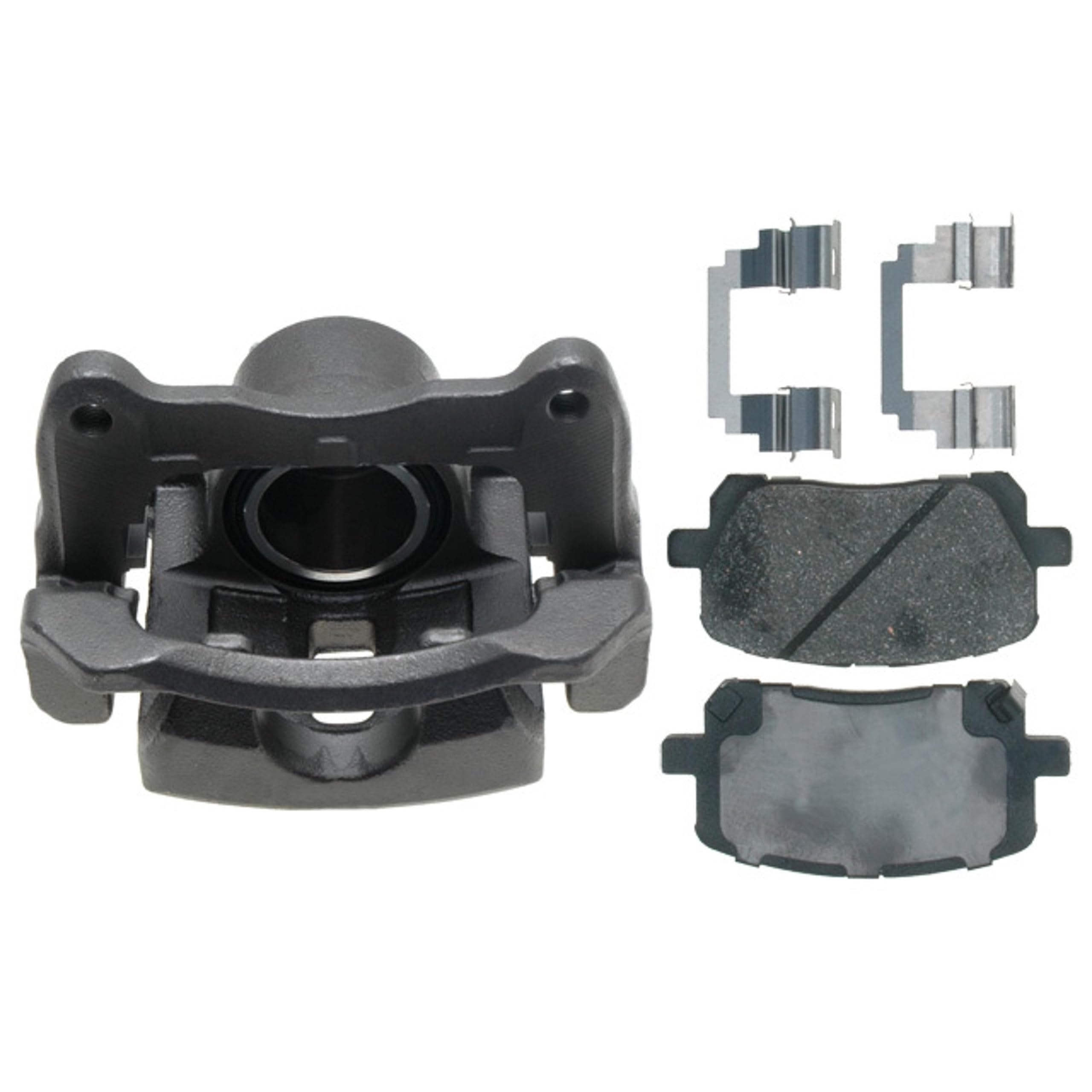 ACDelco Gold 18R2001 Remanufactured Loaded Front Driver Side Disc Brake Caliper Assembly with Semi-Metallic Pads | Non-Coated | Perfect for Chevy, GMC, Buick & Cadillac Vehicles | Smooth Braking Performance for Daily Commute & Highway Driving