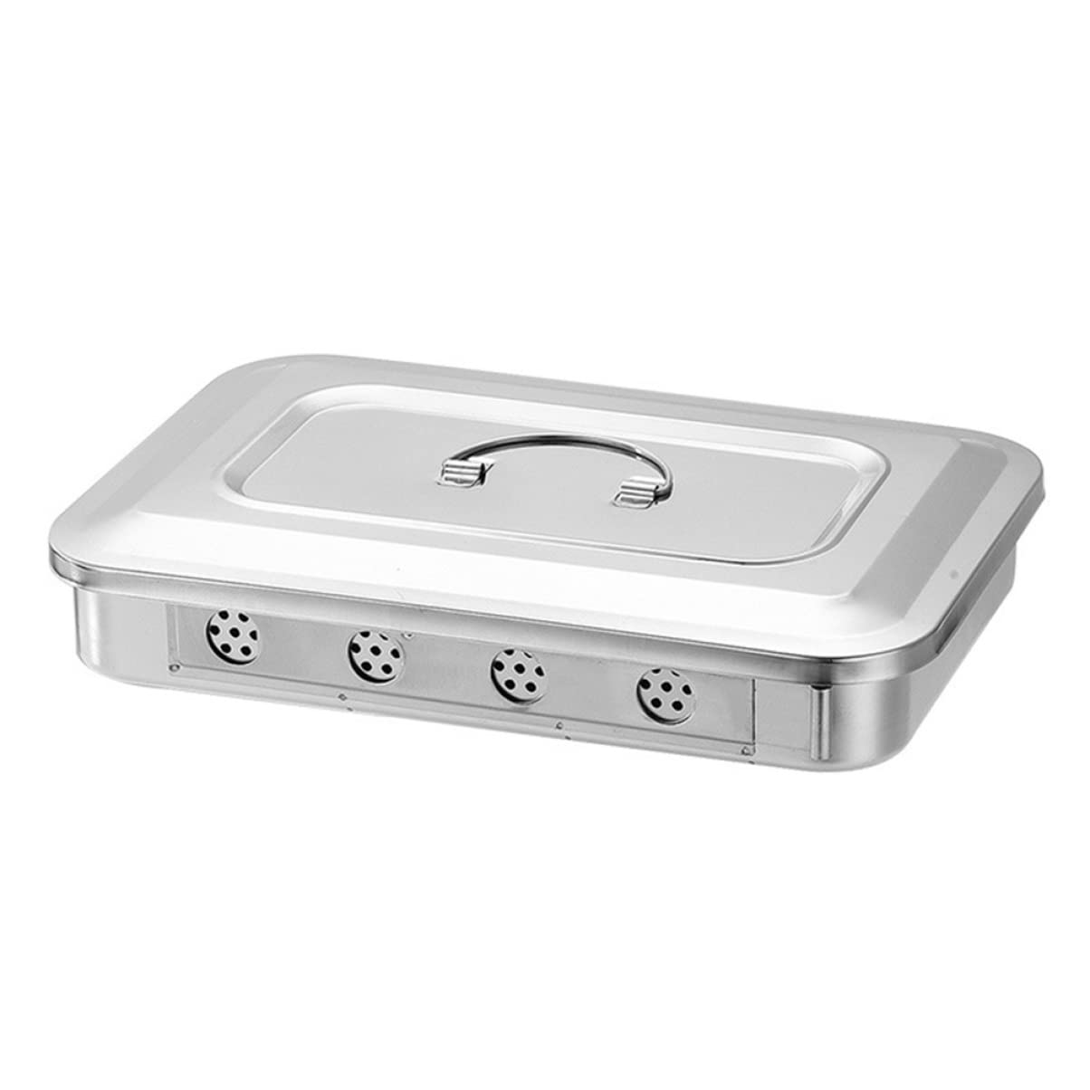 Stainless Steel Surgical Instrument Tray - Medical Sterilization Box for Dental, Hospital & Clinic Use | Durable Disinfection Tray Plate | Cabilock Professional Grade