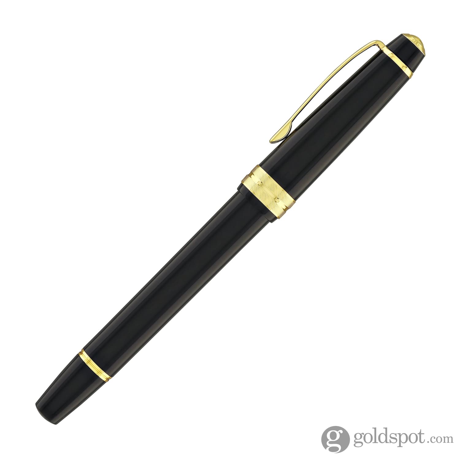 Premium Cross Bailey Light Fountain Pen - Glossy Black Resin with Gold Trim for Smooth Writing | Ideal for Office, Journaling & Gift Giving